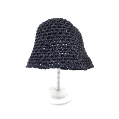 Black summer hat