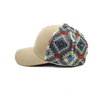 Beige color baseball cap