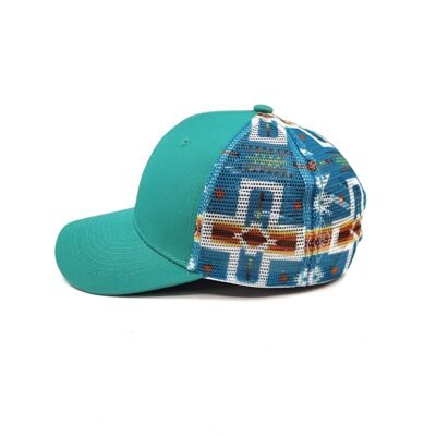 Teal color baseball cap