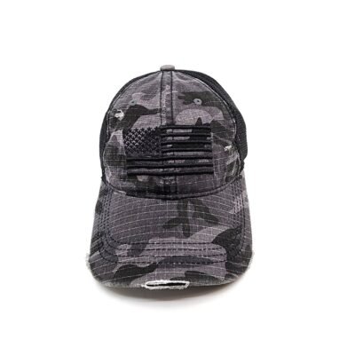 Black color baseball cap