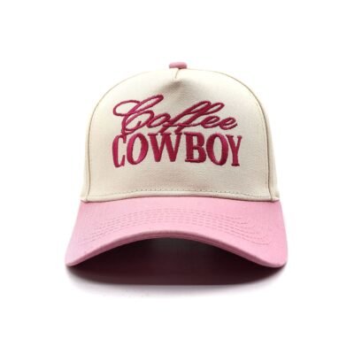 Pink trucker hat