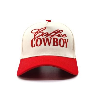 Red trucker hat