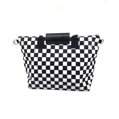 Alternative view of SS-2417 Lightweight Nylon Checkered Tote Bag