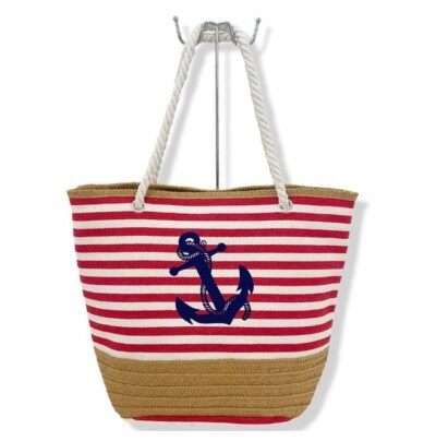 Alternative view of SS-2416 Cotton Canvas Casual Summer Tote Bag