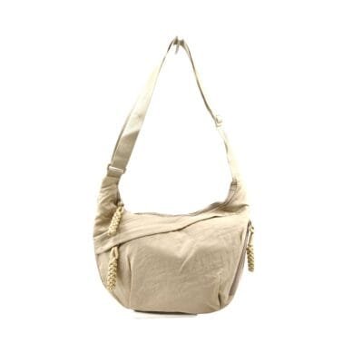 Beige crossbody bag
