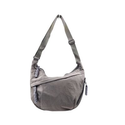 Grey color crossbody bag